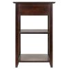 Burke Home Office Printer Stand; Coffee