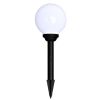 Outdoor Pathway Lamps 8 pcs LED 5.9" with Ground Spike