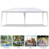 3*6m Non-Cloth PE Cloth Plastic Sprayed Iron Pipe Outdoor Party Tent White