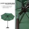 10 ft Outdoor Patio sun Table tilt Umbrella Parasol canopy shade for garden/parasol de plage design