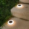 LED Solar Buried Ground Light Lawn Lights Outdoor Garden Patio Yard Landscape