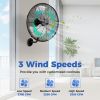 20 Inch Wall Mount Fan with 3 Fan Speeds and Adjustable Tilt Head