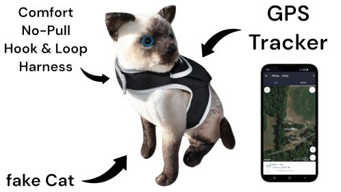 Realtime Anti-Pet Lost Waterproof GSM GPS Pet Tracker Rechargeable NEW Size:XS