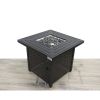 Living Source International 25" H x 30" W Steel Propane/Natural Gas Fire Pit Table