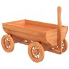 Decorative Wagon 27.6"x16.9"x21.3" Solid Wood Fir