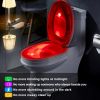 Colorful Toilet Bowl Lights Motion Sensor LED Toilet Nightlight Bathroom Closestool Lights