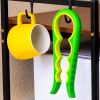 4 In 1 Can Opener, Multifunctional Jar Opener, Bottle Opener, Non Slip Jar Bottle Opener Random Color