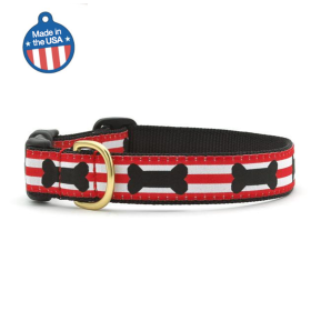 Got Bones Collar or Leash (Color: Got Bones, size: Small Wide)