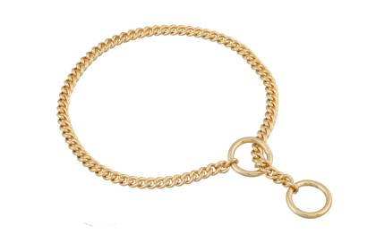 Slip Curve Show Chain Collar (8 in x 1.2 mm) (size: 8 in x 1.2 mm)