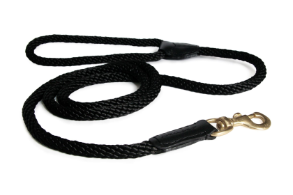 Rope and Leather Snap Lead (6ft x 3/4 in) (size: 6ft x 3/4 in)