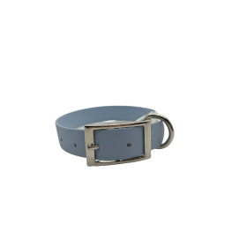 Biothane Buckle Dog Collar (Color: Winter, size: Large 15-17 inches)