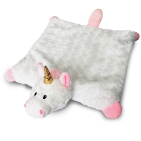 The MommyMat - Heartbeat Anxiety Pet Bed Mat (Color: Sadie the Unicorn, size: 18 x 18 in)