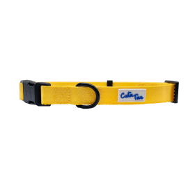 Cutie Ties Fun Design Dog Collar (Color: Yellow, size: small)