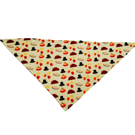 Cutie Ties Tie On Dog Bandana (Color: Thanksgiving, size: small)