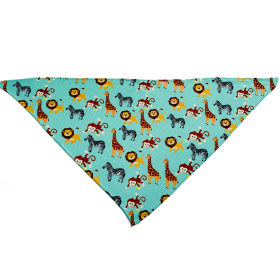 Cutie Ties Tie On Dog Bandana (Color: Zoo Furiends, size: small)