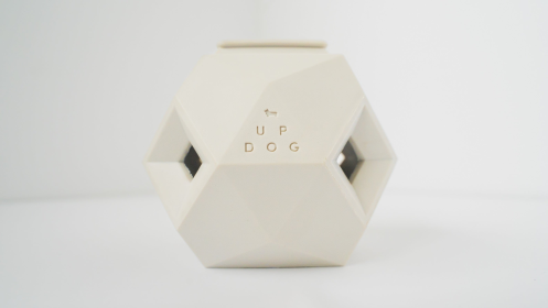 The Odin - Modern Treat Dispensing Dog Puzzle (Color: Light Grey)