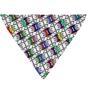 Dog Bandana (Color: Piggy Pattern, size: small)