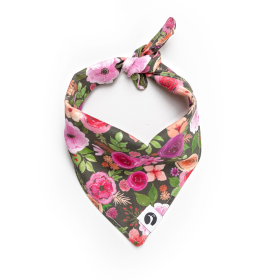 Mulberry Bouquet Dog Bandana (size: S)