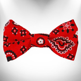 Bandana Dog Bow Tie (Color: Red)