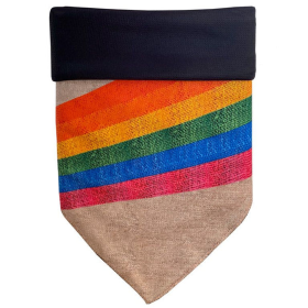 Reversible Sport Bandanas (Color: Rainbow Pride, size: large)