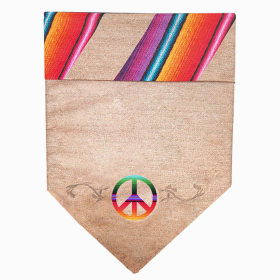 Reversible Sport Bandanas (Color: Peace, size: large)