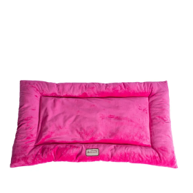 Armarkat Pet Bed Mat, Dog Crate Soft Pad W Poly Fill Cushion (Color: Vibrant Pink, size: L)