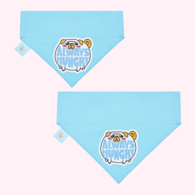 "Always Hungry" Blue Collar Bandana (size: medium)