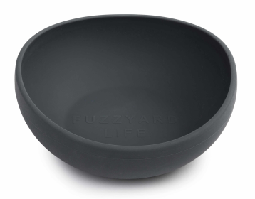 FuzzYard Life Silicone Bowl (Color: Slate Grey, size: S)