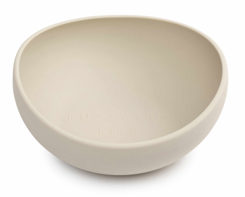 FuzzYard Life Silicone Bowl (Color: Sandstone, size: S)