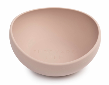 FuzzYard Life Silicone Bowl (Color: Soft Blush, size: M)