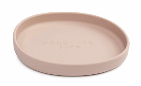 FuzzYard Life Silicone Cat Dish (Color: Soft Blush)