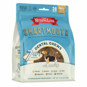 The Missing Link - SMARTMOUTH Dental Chew (size: S/M Dog 28ct)