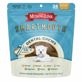 The Missing Link - SMARTMOUTH Dental Chew (size: Petite Dog 28ct)