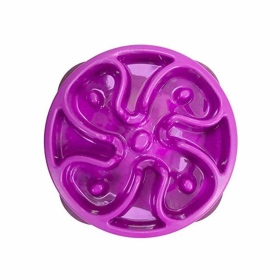 Outward Hound Fun Feeder Slo Bowl (Color: Purple, size: large)