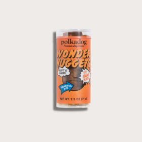 Polkadog Wonder Nuggets Training Bits Peanut Butter Soft & Chewy Dog Treats (size: Mini Tube 2.5oz)