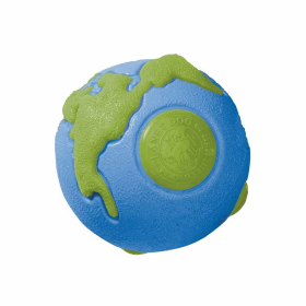 Planet Dog Orbee-Tuff Planet Ball Treat-Dispensing Dog Toy (Color: Blue/Green, size: large)