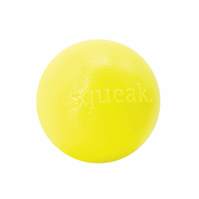 Planet Dog Orbee-Tuff Squeak Ball Dog Toy (Color: Yellow)