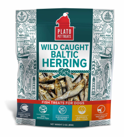 Plato Pet Treats Baltic Herring (size: 3oz)