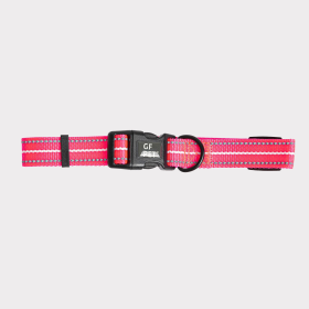 GF Pet  Reflective Collar (Color: Neon Pink, size: XS)