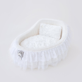 Crib Dog Bed (Color: Vintage, size: one size)