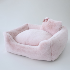 Divine Dog Bed (Color: Blush, size: one size)