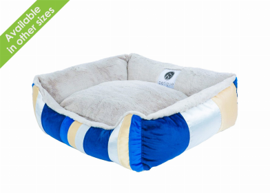 Golden Waves Reversible Pet Bed (size: medium)