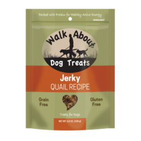 Walk About Dog Jerky (Color: Quail)