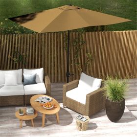 Outdoor beach umbrella / Sun Umbrella (Swiship-Ship)(Prohibited by WalMart) (Color: Coffee)